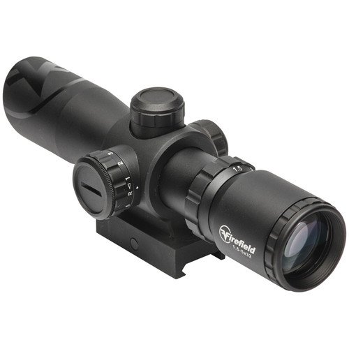 Firefield 1.5-5x32 Barrage Riflescope (Red-Green Mil-Dot Illuminated Reticle, Matte Black)
